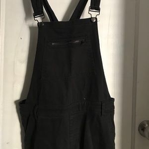 Black overalls